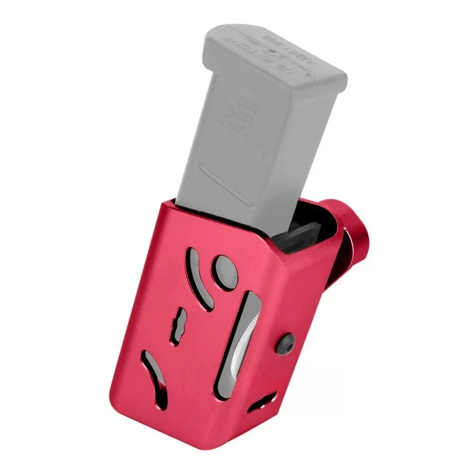 IPSC IDPA USPSA Bolsa de cargador de pistola de velocidad de disparo de 3 armas de competencia de aluminio Foto 4 de 4