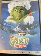 Dr Seuss How the Grinch Stole Christmas DVD Collector  s Edition Fullscreen Movie