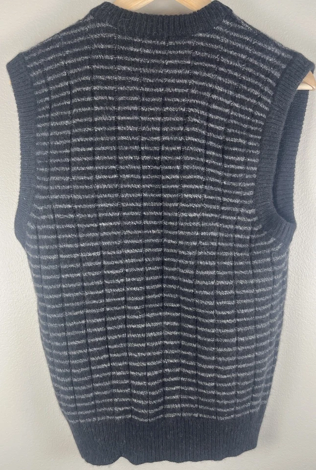 Giorgio Armani Le Collezioni Vest Knit Sweater Sz Large Wool Alpaca Yak - Image 4 of 4