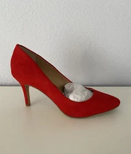 I.N.C Heels/Red Suede/8 (38.5)