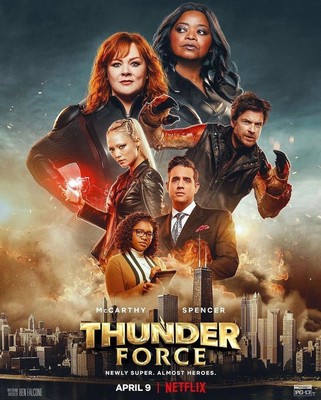 Thunder Force (2021)_2 Poster Leinwand Film Film Druck A0 A1 A2 A3 A4 A5 A6 Kunst W