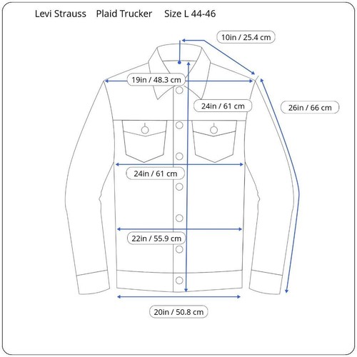 Levi Sherpa Denim Trucker Jacket Premium Big E Blue Size Large Chest 44-46 (S908 - Picture 4 of 9