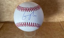 NELSON RADA ANGELS SIGNED AUTOGRAPHED M.L. BASEBALL BECKETT AUTH