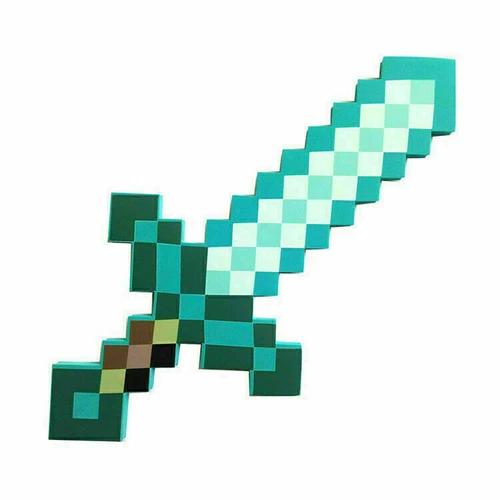 Diamant Schwert Spitzhacke Waffen Modell Figures Kinder Spielzeug Geschenk EVA - Bild 6 von 24