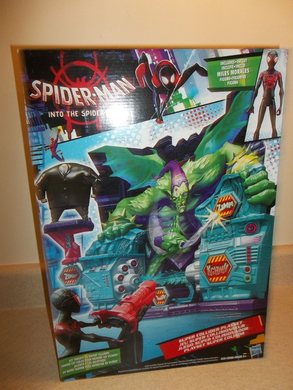 spider man into the spider verse super collider playset