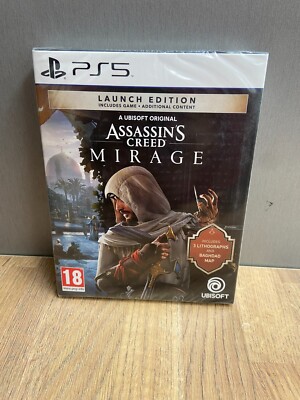 Sony PS5 Video Game Assassins Creed Mirage Launch Edition