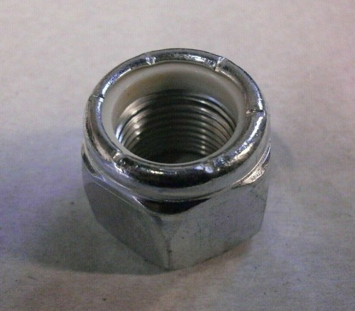NY612042 3/4" UNF Nut BZP Nyloc x5 Landrover & Other Vehicles - Picture 2 of 3