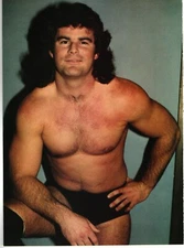 WCCW WORLD CLASS CHAMPIONSHIP WRESTLING MAGAZINE PINUP (1984) BRIAN ADIAS