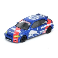 1/64 Die Cast HONDA CIVIC Type-R Red Bull No Good Racing Model Car -BLUE-