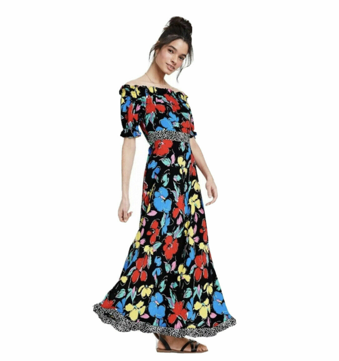 dress white with blue flowers Open-Back Floral-Print Long Lace Prom Blue/Print / 6 new-site-batch-1 What to Wear With Color:#56-Light Warm Gray leading to potential differences