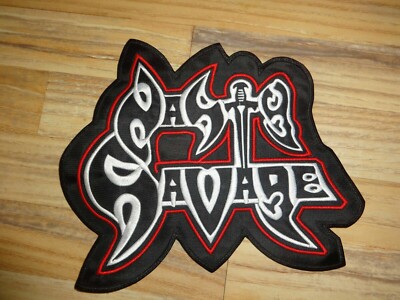 Nasty Savage Shape Backpatch Color Power/Speed/Thrash Metal Exodus Hirax Sodom 6
