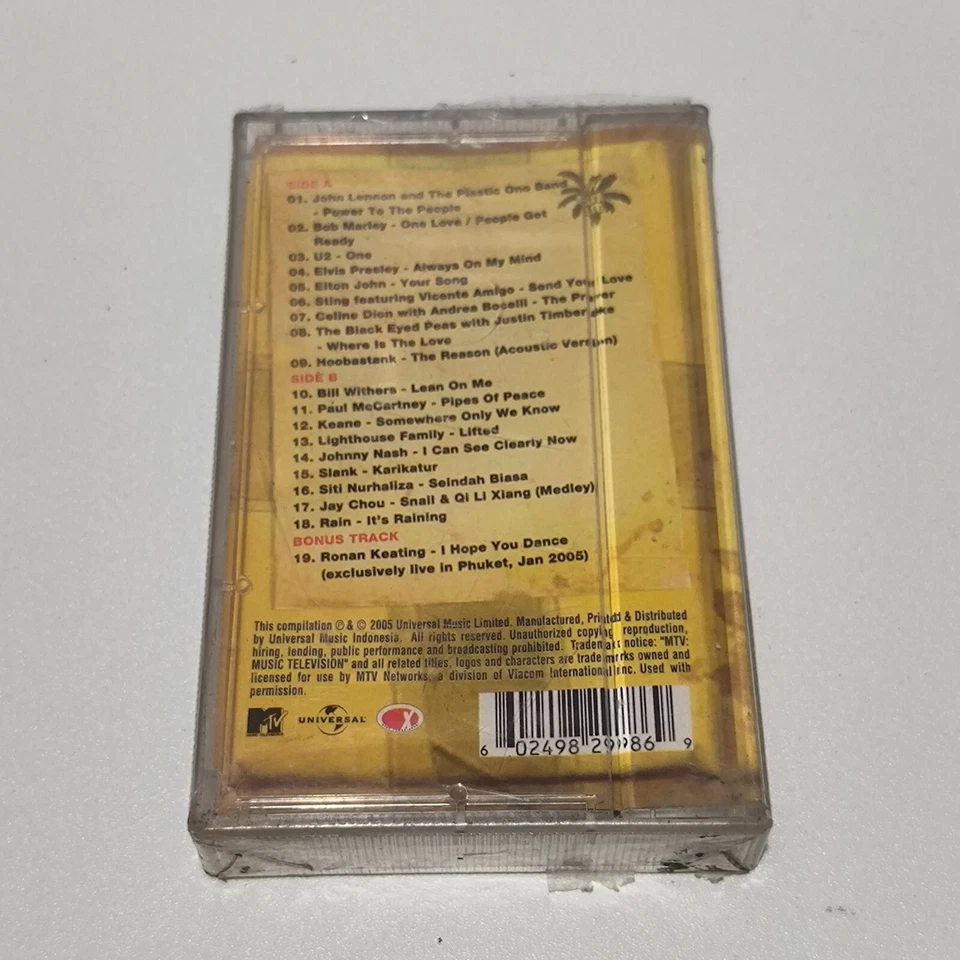 MTV ASIA AID feat Jay Chou 周杰伦  keane rain -original indonesia tapes 2005 - NEW - Image 2 of 4