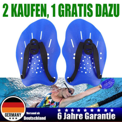 1 Paar Hand Paddle Trainingshilfe Handpaddel Wassersport Handflossen Schwimmen