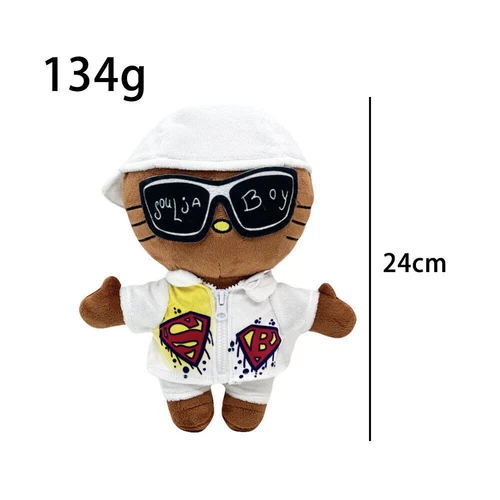 Hello Kitty Singer Star Plush Stuffed Doll Toy Rapper Travis Scott Billie Figure - Picture 18 of 32