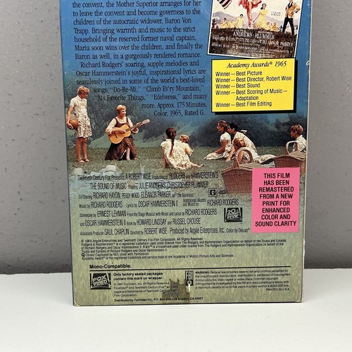 The Sound of Music VHS Video 2-Tape Set Silver Anniversary Collection Rogers - 第 11/15 張圖片
