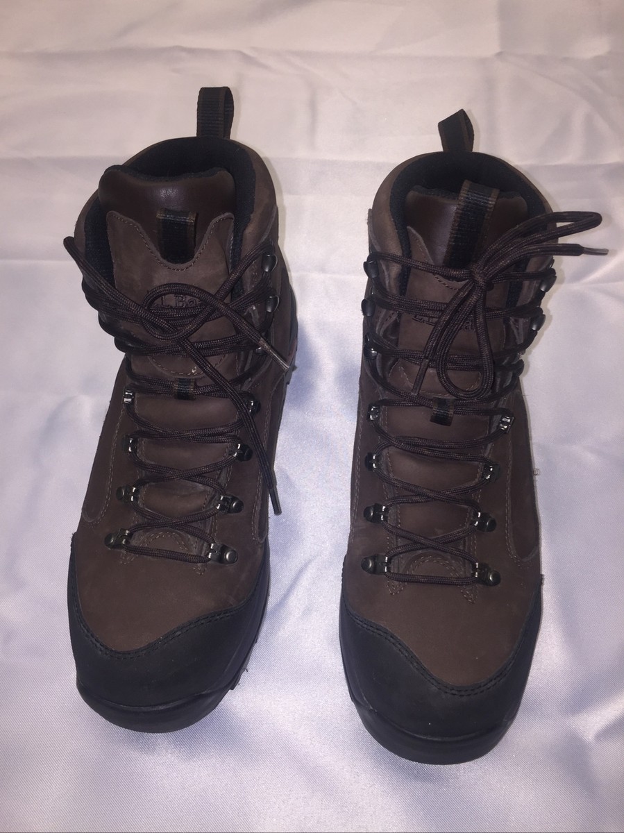 LL Bean Men\'s Brown Leather Gore-Tex Boots Vibram Soles Vibram Hiking Boots | LLBean main image 2