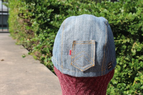 Gorra Ciclismo DE COLECCIÓN DENIM Talla Única 100% ALGODÓN Hecha a Mano Nueva - Imagen 3 de 12