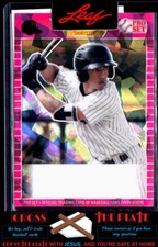 1-2021 Leaf Pro Set UNSIGNED PROOF 1/1 Pink Crystals Oswald Peraza NYY #SEALED
