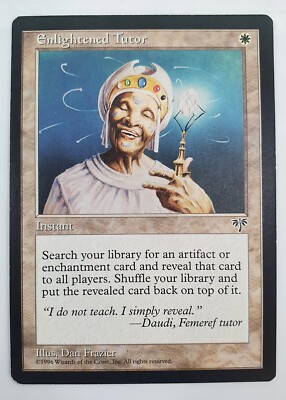 MTG Enlightened Tutor Mirage Magic The Gathering (Near Mint)
