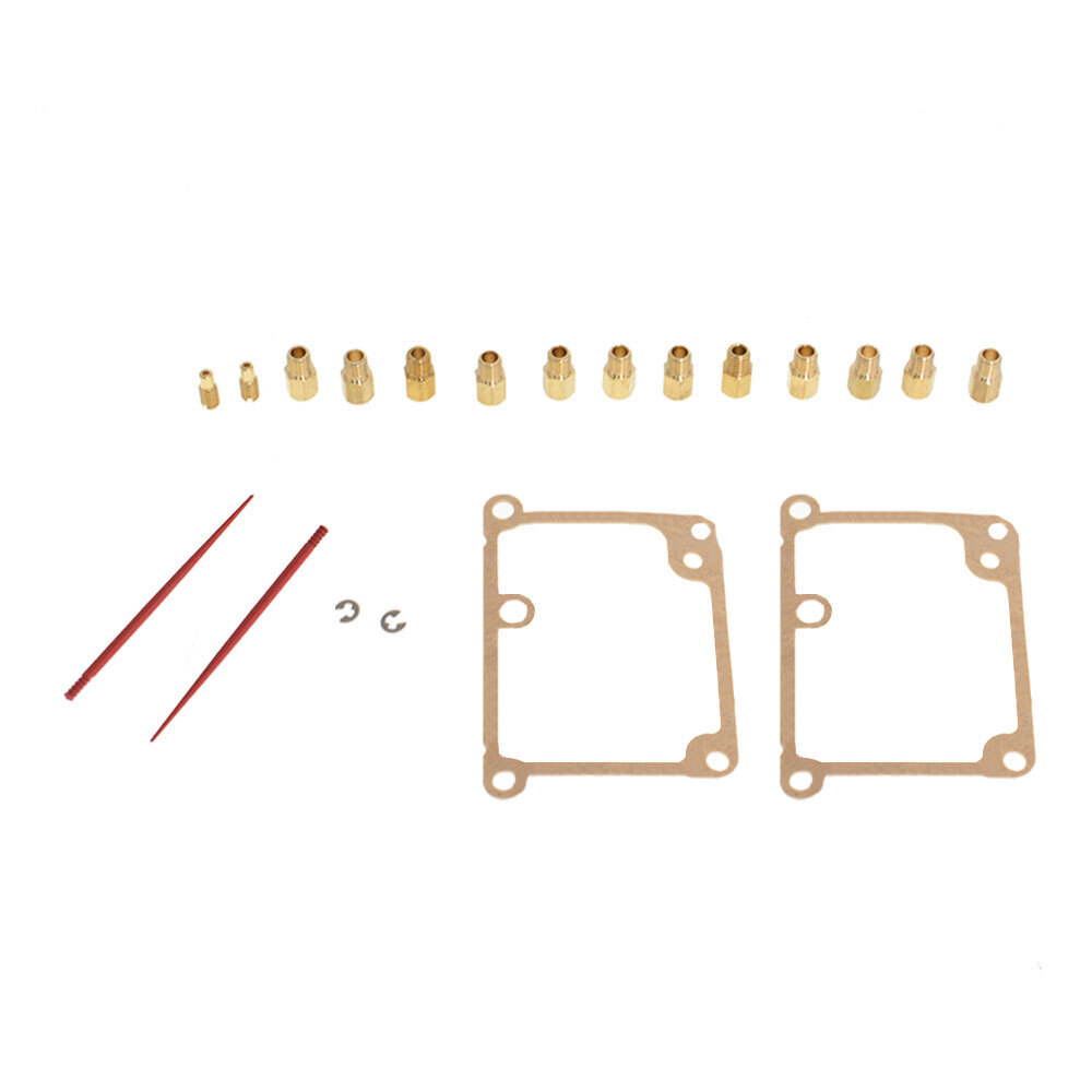 FULL JET KIT 12 main jets, 2 pilot, 2 needles, 2X Gaskets For Yamaha