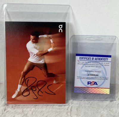 Roger Federer Autograph PSA/DNA GrandSlam French Open Champion