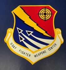 USAF FIGHTER WEAPONS CENTER LARGE DECAL
