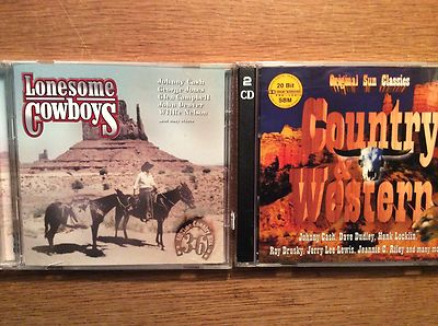 Country : Sun Classics + Lonesome Cowboys [4 CD] Johnny Cash George Jones Dudley