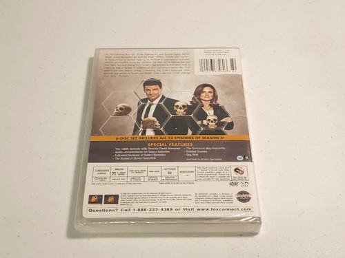Bones: the Complete Fifth Season (DVD) NEW SEALED! - Picture 2 of 4
