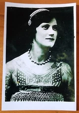 Bernard Kobel Traditional Tattoo Photo B&W Vintage Tattooed Woman Chest Eagle