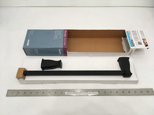 1 NEW Moen Hensley 18" Towel Bar - MATTE BLACK - MY3518BL open