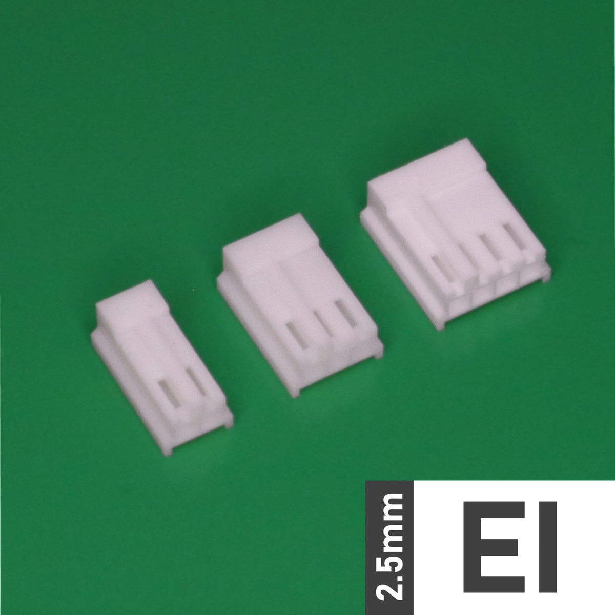 EI 2.5mm Plug + Socket + Crimps 2-4p Connector B2W (AMP-TE EI 