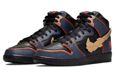 Gundam Unicorn × Nike SB Dunk High PRO QS ''Banshee'' DH7717-400 New [US 6-11]
