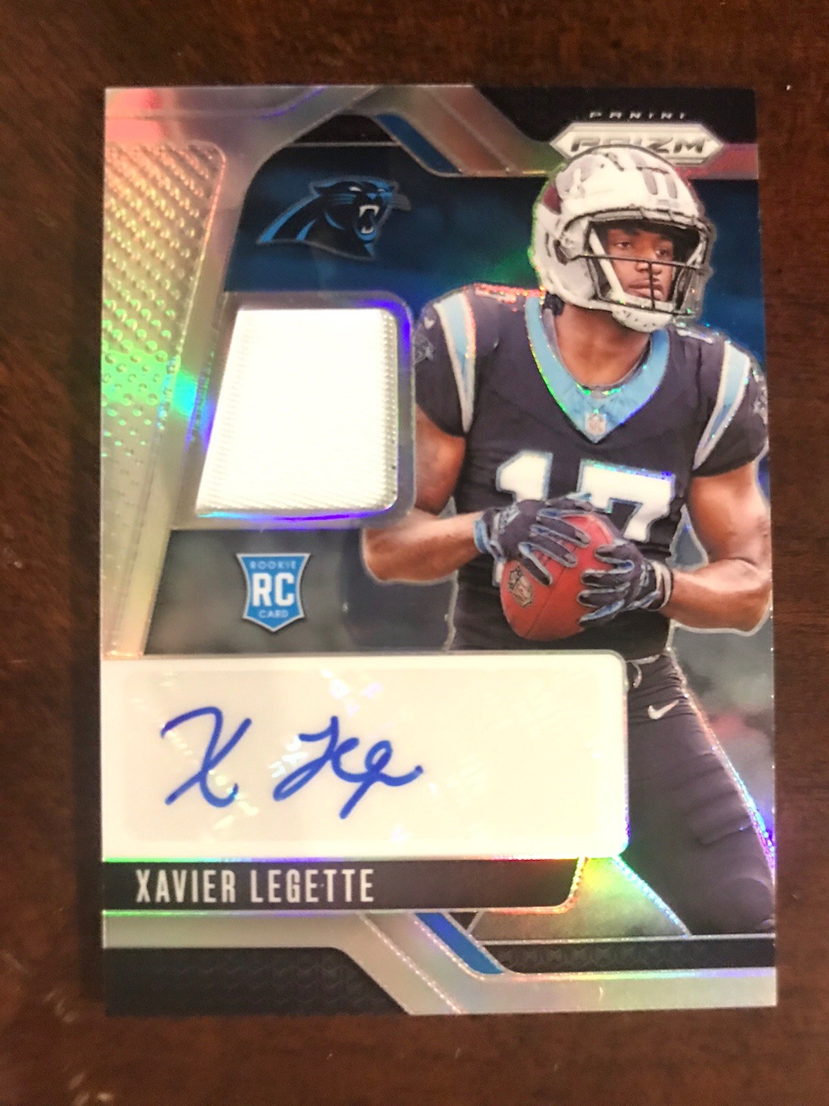 2024 Panini Prizm Xavier Legette Rookie Patch Autographs RPA RC Auto /99