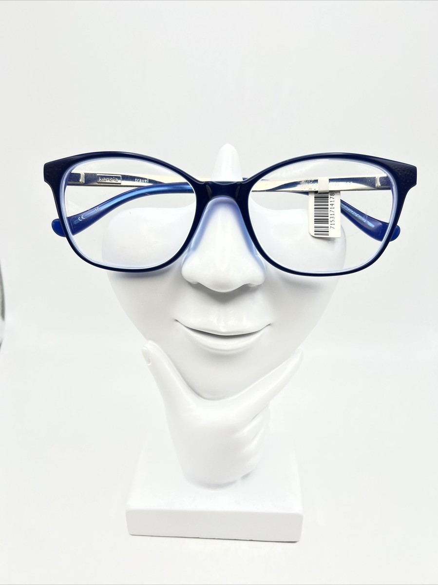 Kensie Travel Designer Eyeglasses 53-17-135 Navy/Blue 101 Glasses