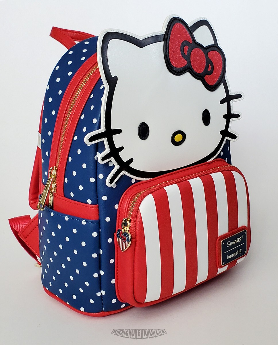 ?Loungefly Hello Kitty America / Patriotic Mini Backpack  display picture 3