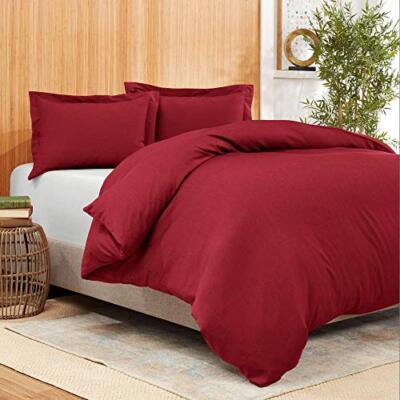 Outstanding Quality 3 PC Duvet Set Egyptian Cotton 600TC US~Queen All Colours