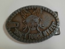 Don’t Touch My Fly. Made in USA 1987 Belt Buckle