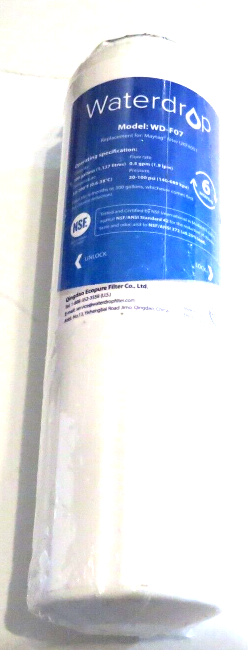 Waterdrop WDF07 Refrigerator Water Filter For Maytag UKF8001 eBay
