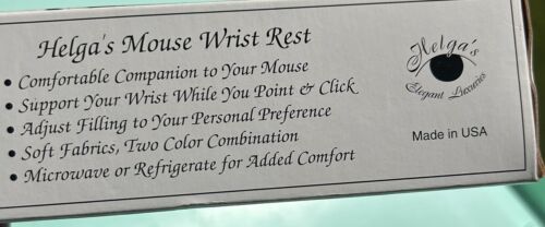 Mousepad Gaming Wrist Rest Microwave Or Cool Flax Seed Filling Purple And Silver - Picture 7 of 11