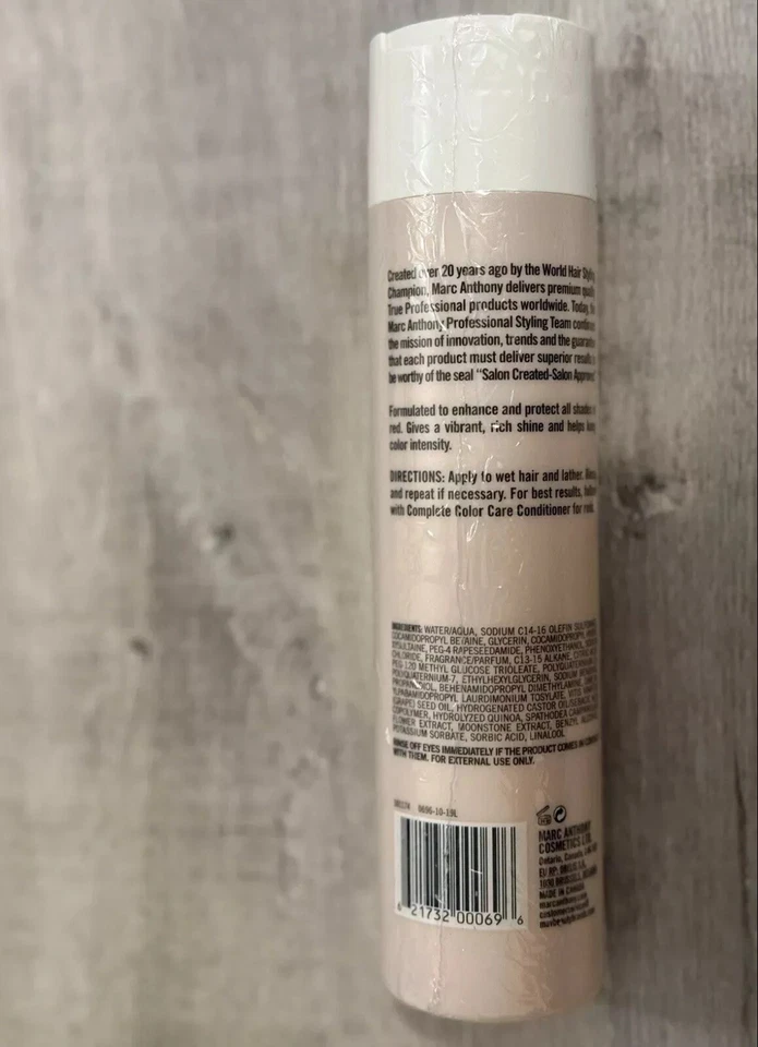 Pack of 3 - Marc Anthony Complete Color Care Shampoo for Reds, 236mL / 8 fl. oz - Image 4 of 4