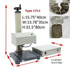 110V Pneumatic Marking Machine Electric Nameplate Metal Plate Engraving Machine