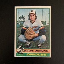 1976 Dave Duncan # 49 Baltimore Orioles Topps Baseball Card