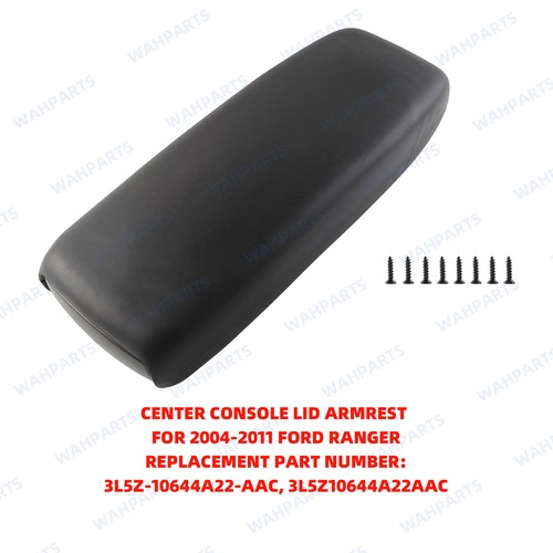 3L5Z10644A22AAC For Ford Ranger 2004-2011 Full Center Console Lid Armrest Black