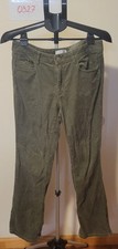 LOFT Curvy Boot Olive Green Corduroy Pants - Size 28/6 0327