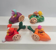 Vintage LOT 4 McDonalds 1980's FRAGGLE ROCK Vehicles CARS Figures SET 4