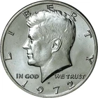1972-D Kennedy Half Dollar Coin - D Mint - (UNC) Brilliant Uncirculated