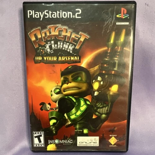 Ratchet & Clank Up Your Arsenal Sony PlayStation 2 2004 Action Manual Incl