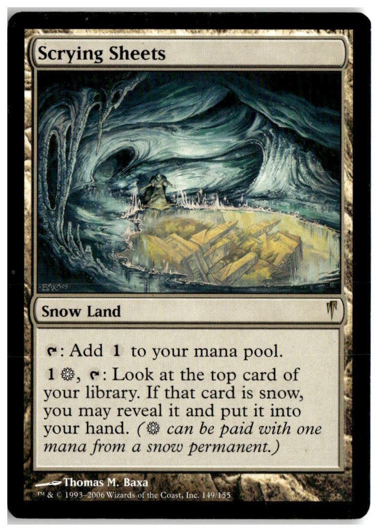 MTG Scrying Sheets - Coldsnap Moderately Played English