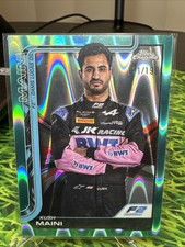 2025 Topps Chrome Formula 1 - F2 Drivers Kush Maini #32 Aqua Refractor /199 (RC)