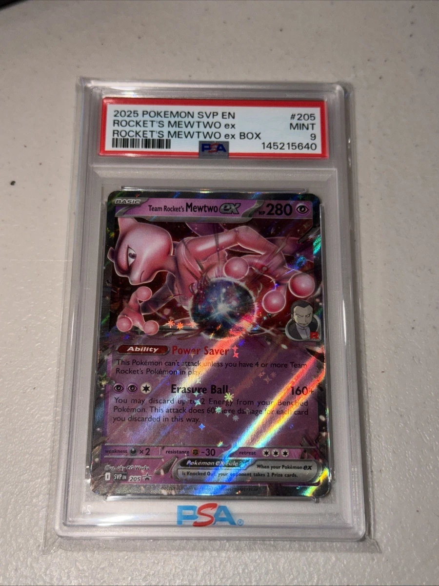 Mewtwo Pokémon TCG Professional Sports Authenticator (PSA) Grade 9